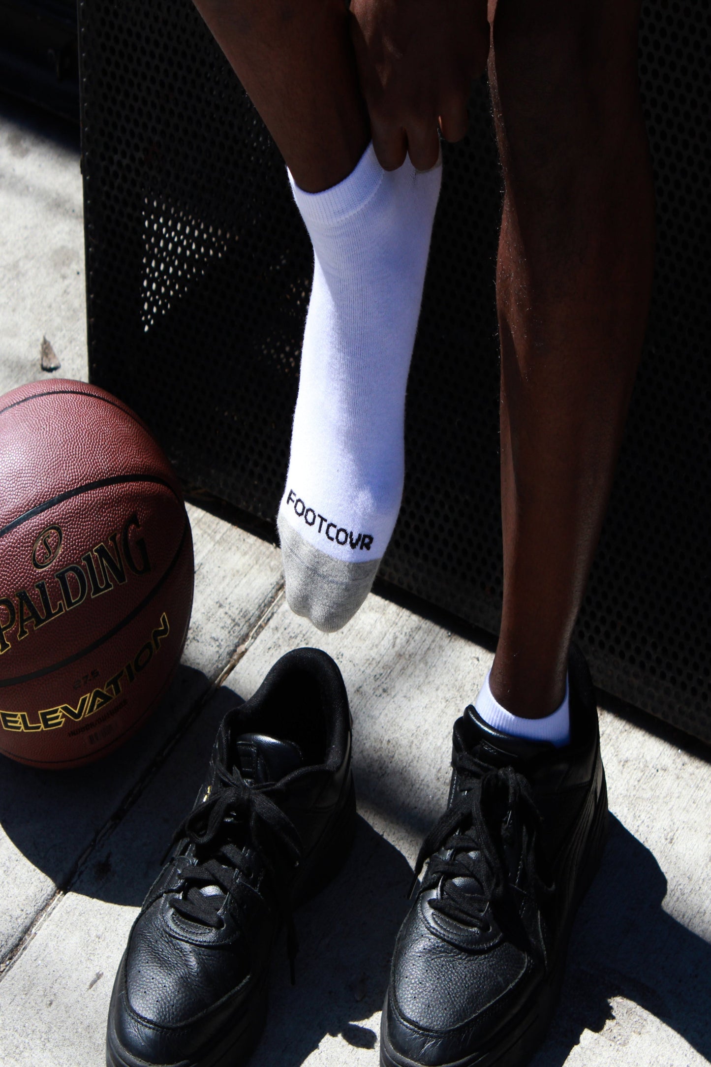 Male white socks