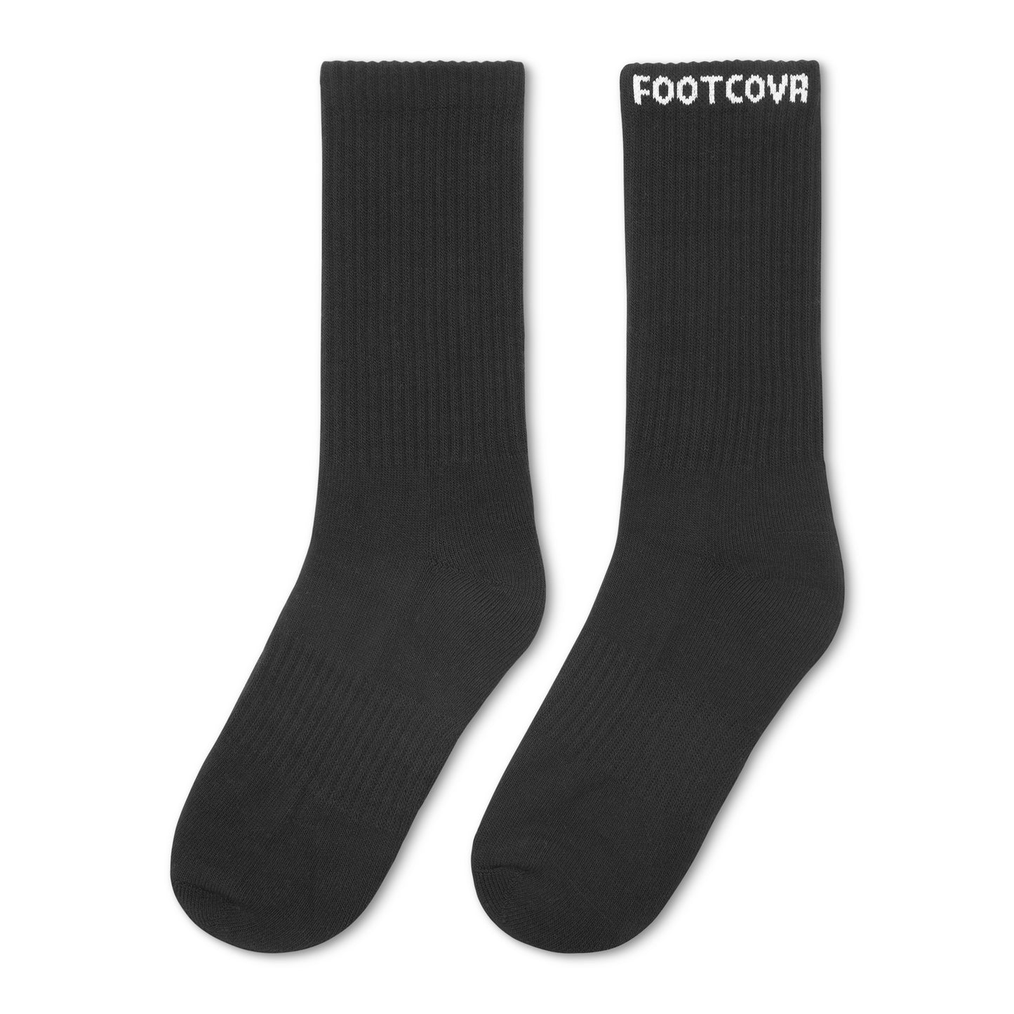 No sllip black soft unisex socks