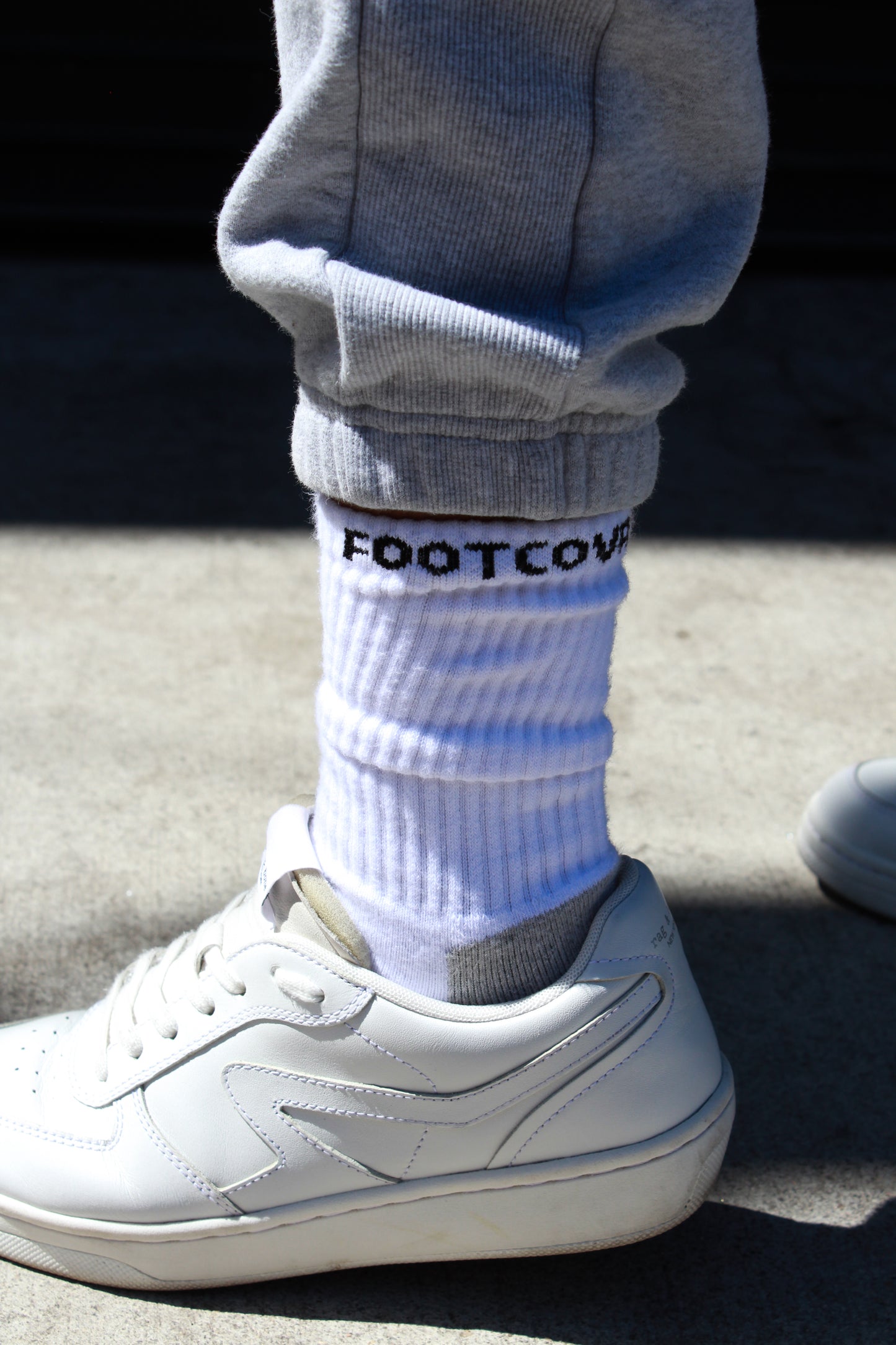 Footcovr white Cushioned Socks