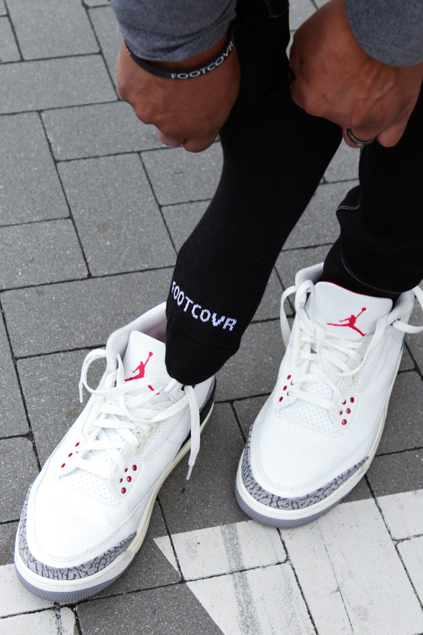 Black Footcovr Socks