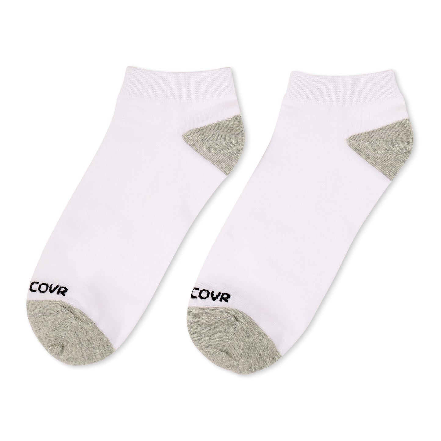Footcovr White Low Ankle Socks - 6 Pair