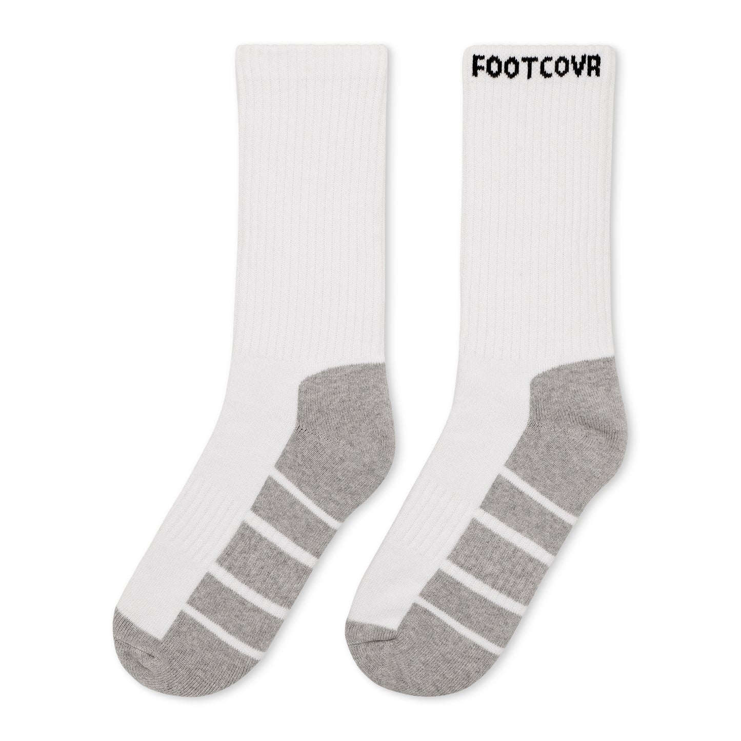 Footcovr 6pair white socks