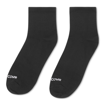 Premium Cotton Ankle Sock Bundle - 11 Pairs (6 Black/5 White)