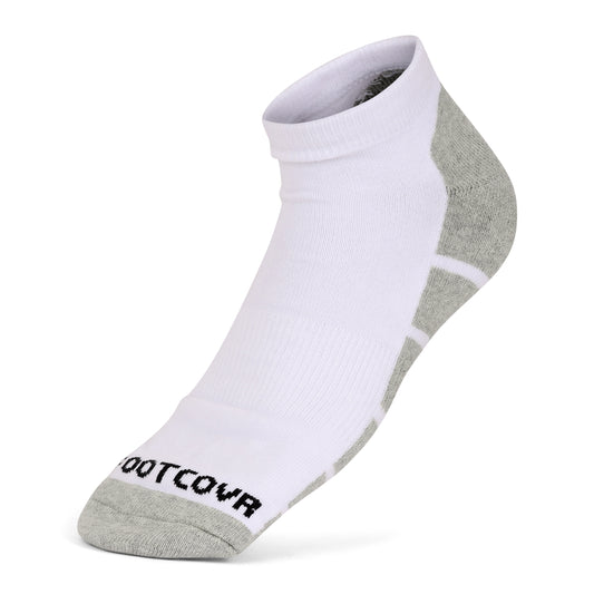 Cushioned Low Ankle White - 6 Pair