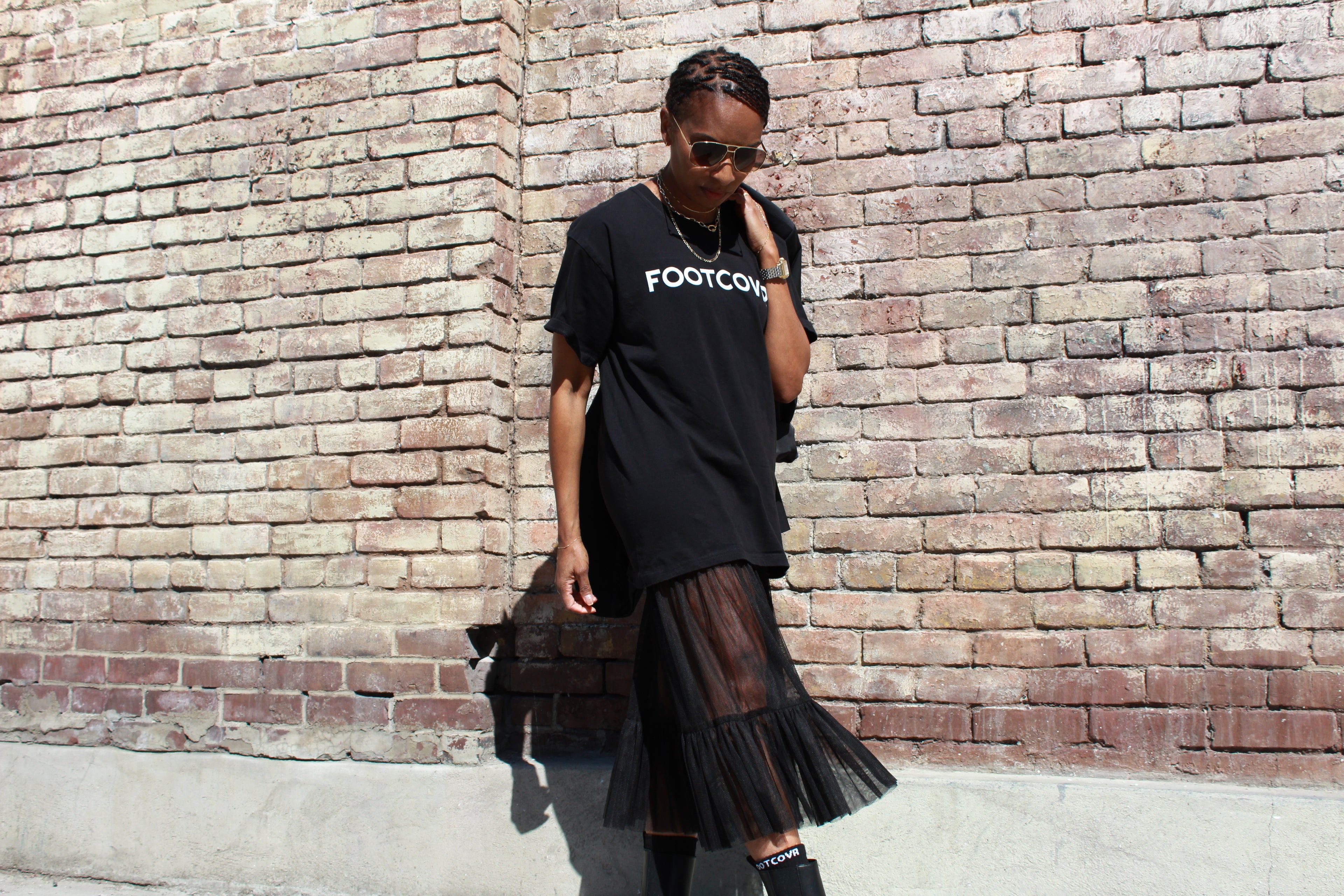 Footcovr tshirt for women