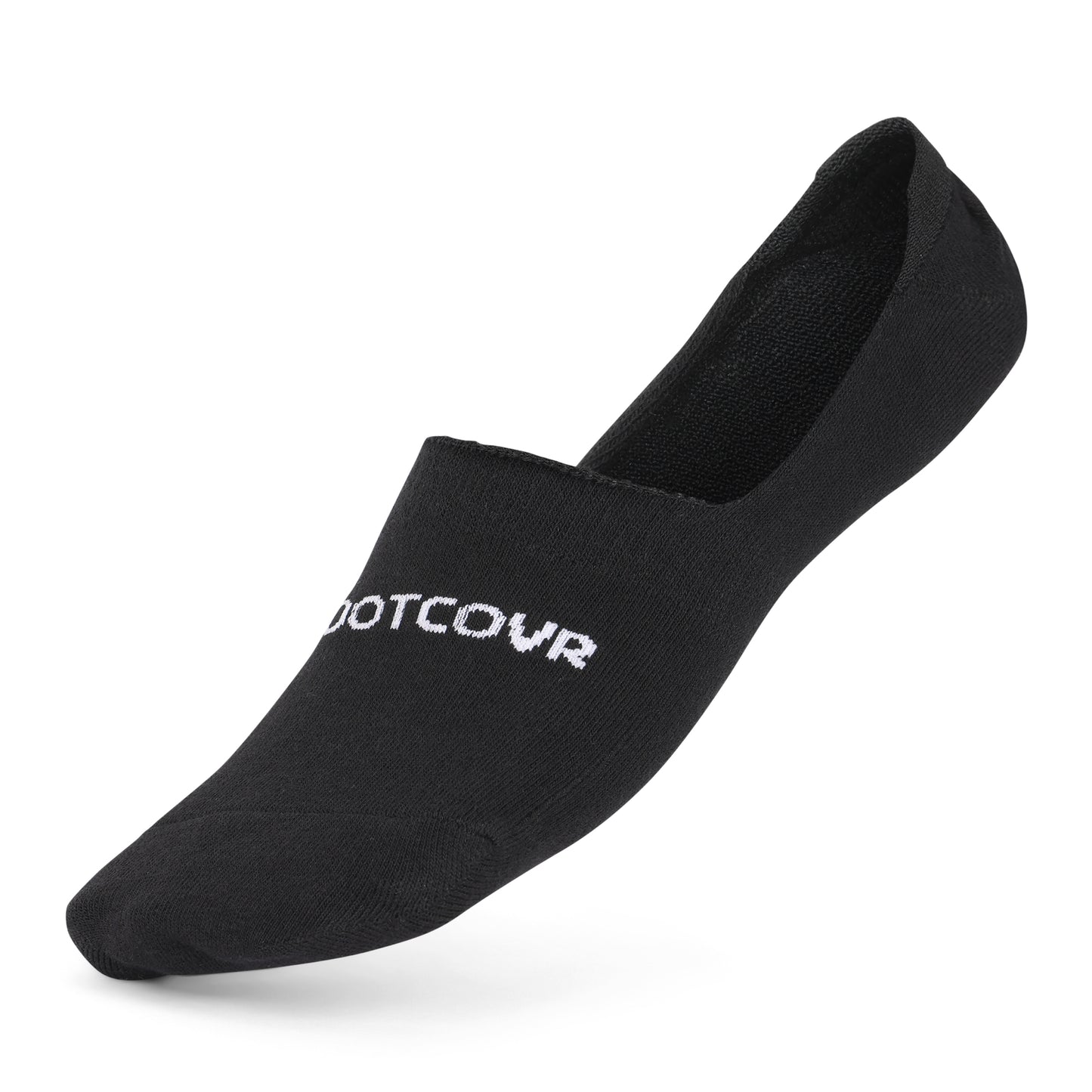 Premium Cotton No Show Socks - Black (6 Pair) Size Mens 6-12