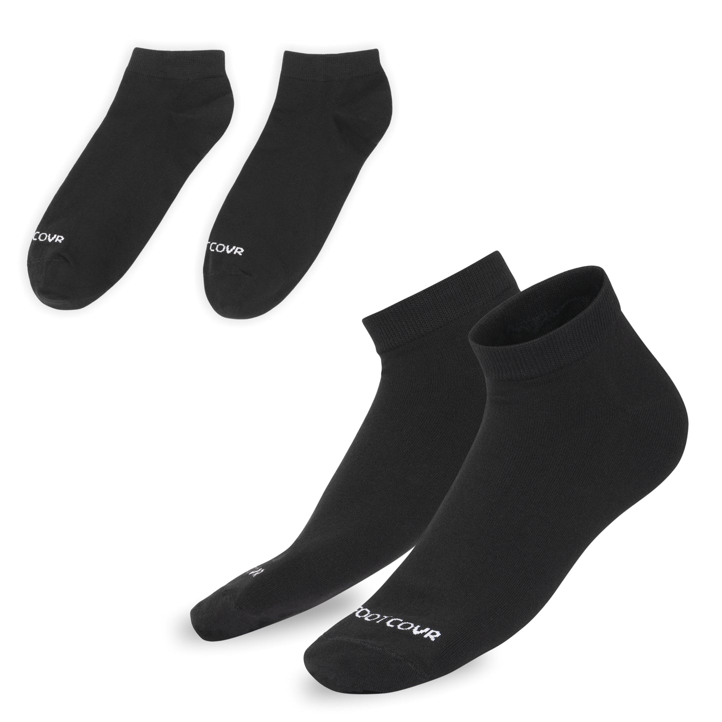 Cushioned Low Ankle Black (6 Pair) Size 6-12